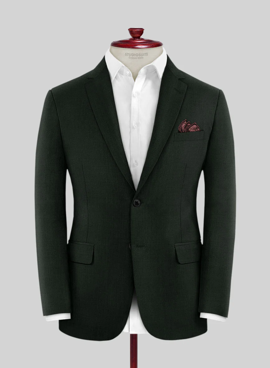 Napolean Dark Green Wool Jacket