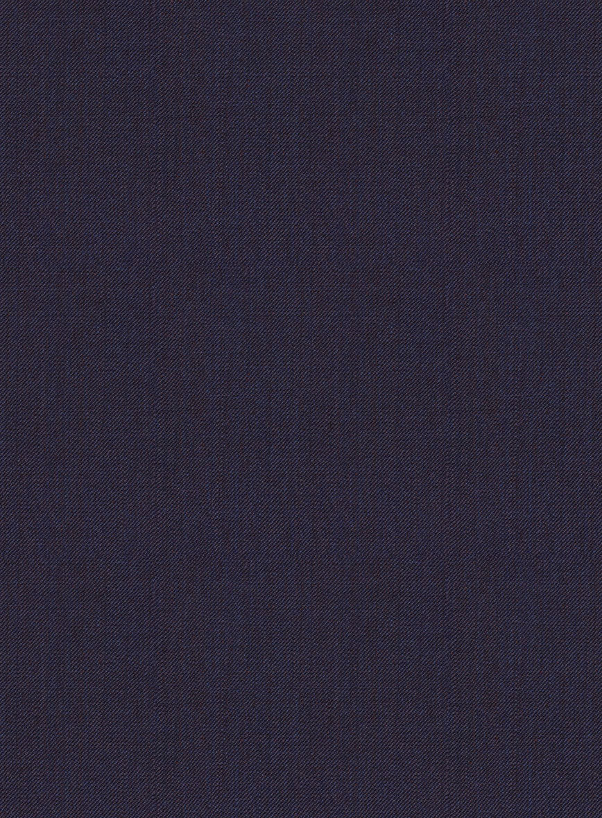 Napolean Eggplant Wool Double Breasted Jacket - Image 2