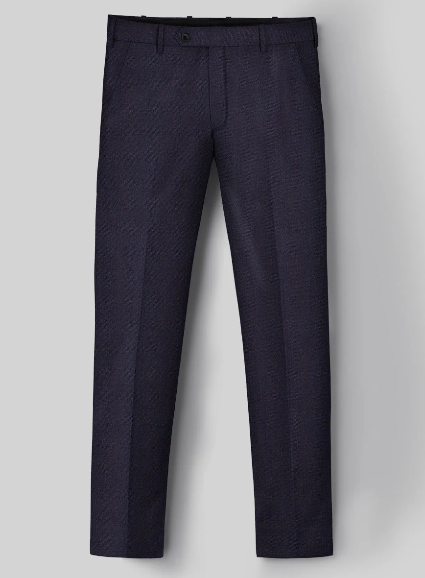 Napolean Eggplant Wool Suit - Image 5