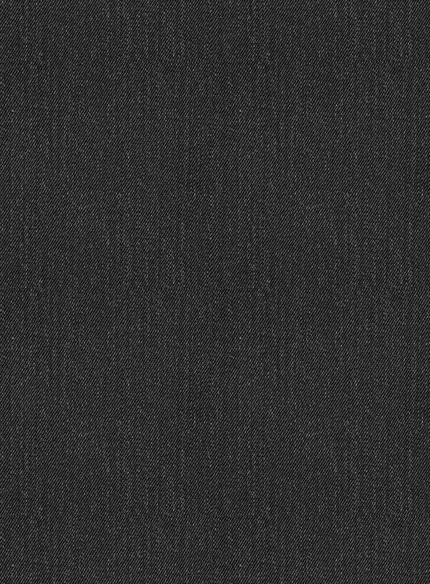 Napolean English Dark Charcoal Wool Highland Trousers - Image 6