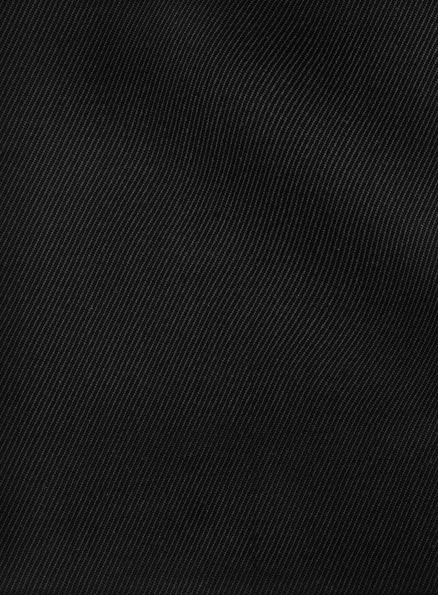 Napolean English Twill Black Wool Suit - Image 8
