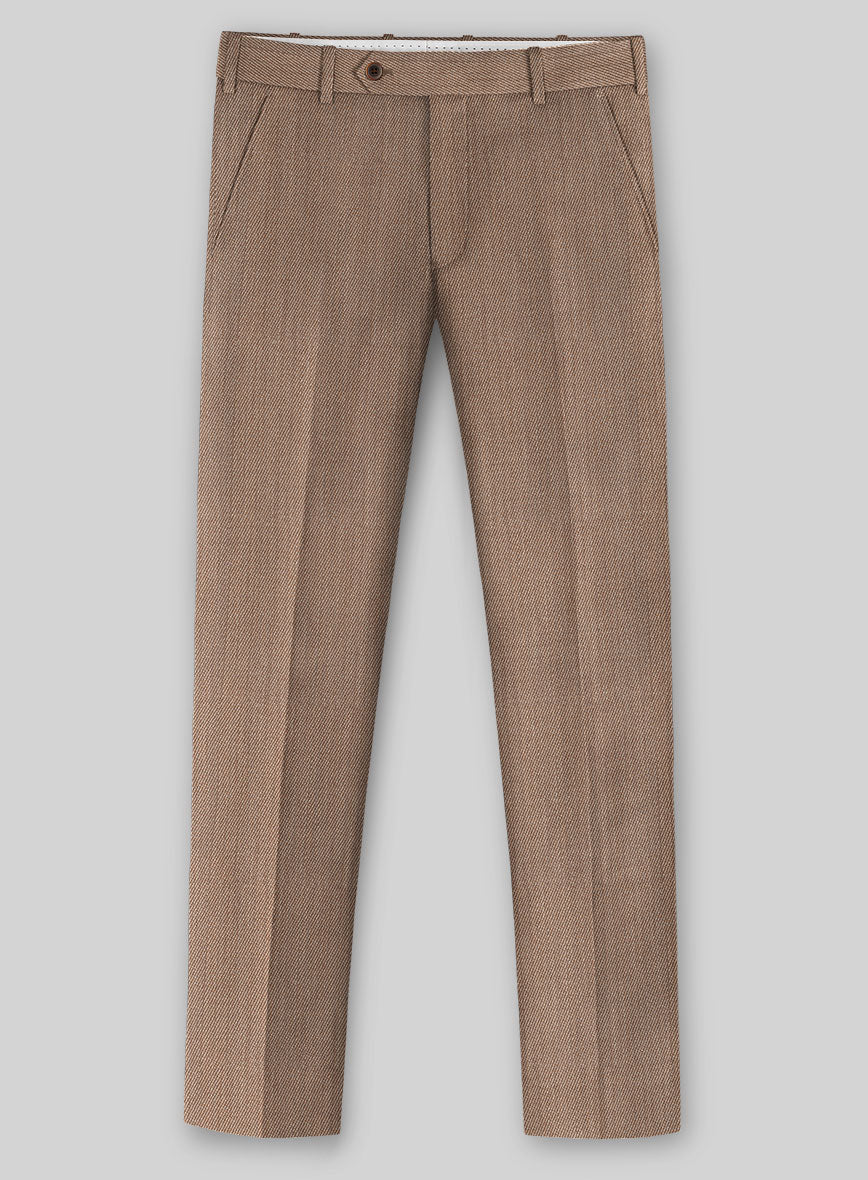 Napolean English Twill Brown Wool Pants - Image 2