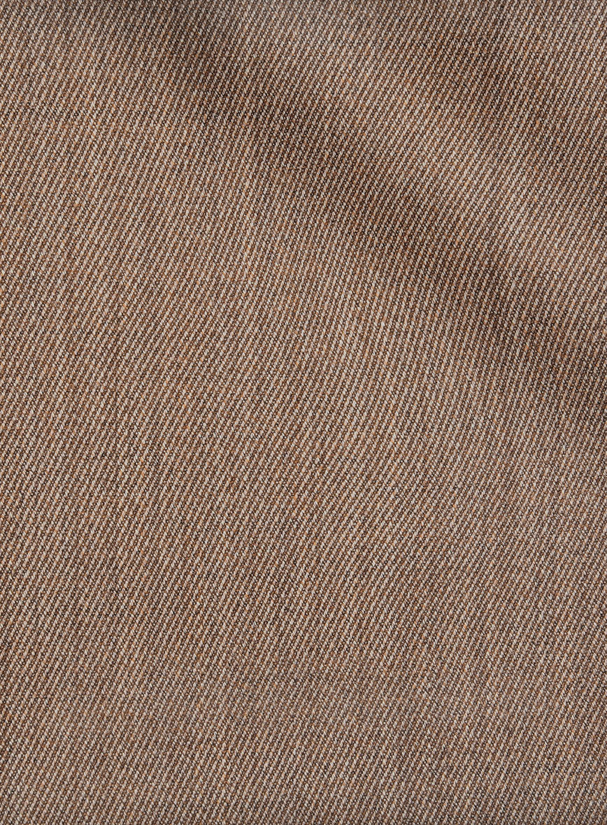 Napolean English Twill Brown Wool Jacket - Image 3