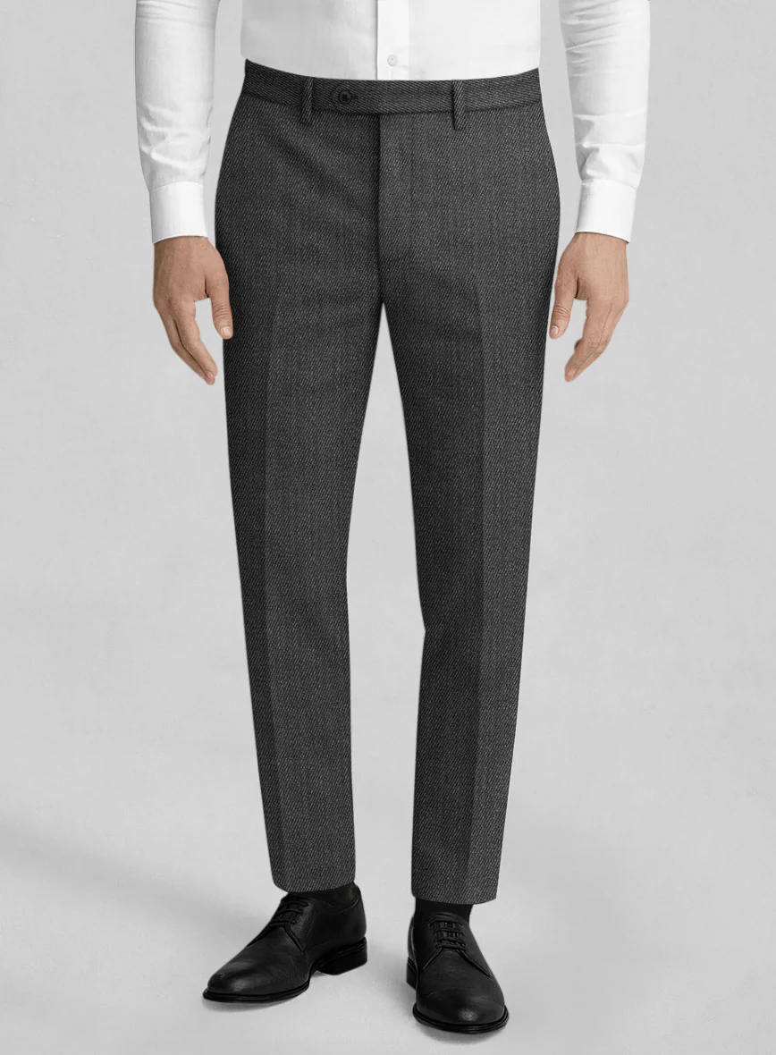 Napolean English Twill Gray Wool Suit - Image 6