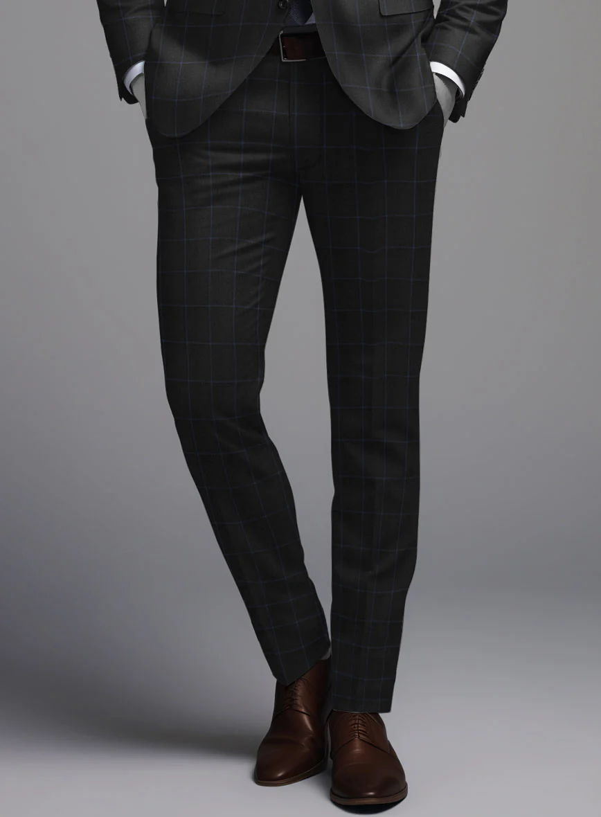 Napolean Fissa Black Wool Suit - Image 5