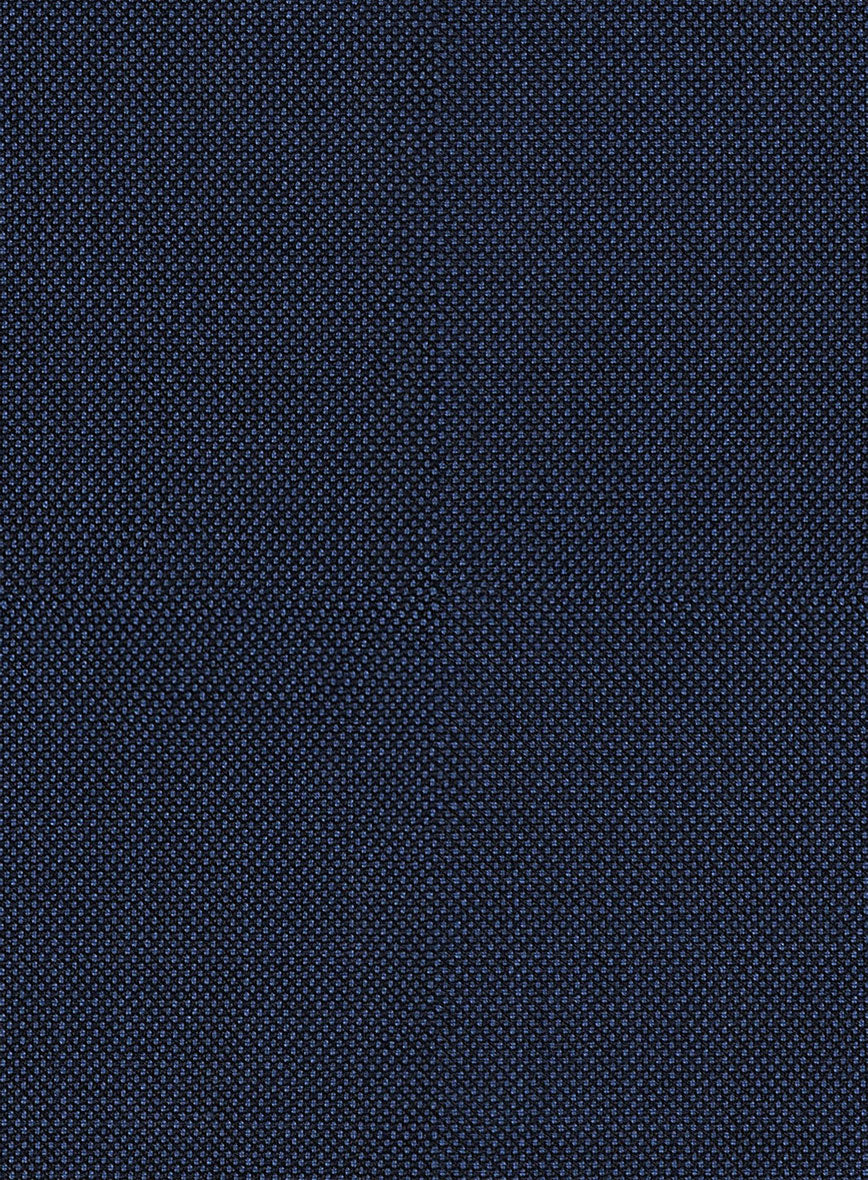 Napolean Ford Blue Birdseye Wool Pants - Image 3