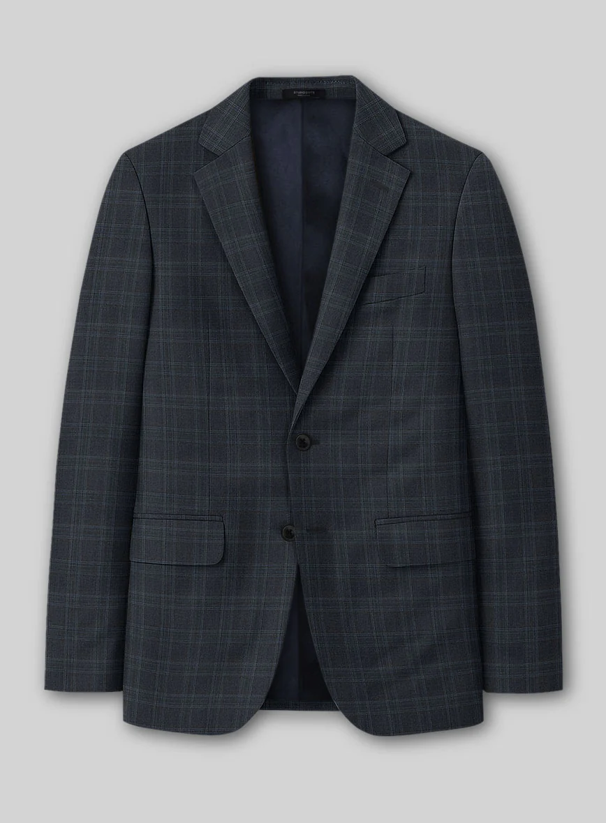 Napolean Gatsby's Blue Glen Wool Suit - Image 2