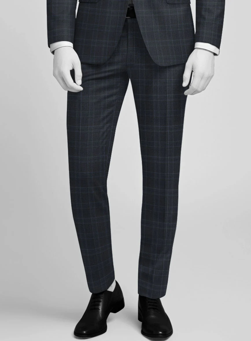 Napolean Gatsby's Blue Glen Wool Suit - Image 5