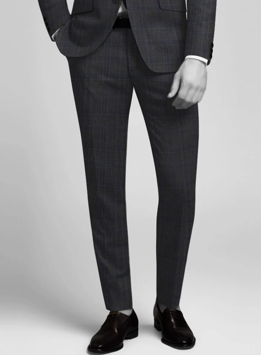 Napolean Gatsby's Charcoal Glen Wool Pants