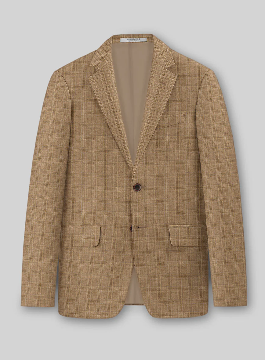 Napolean Gisde Glen Brown Wool Suit - Image 4