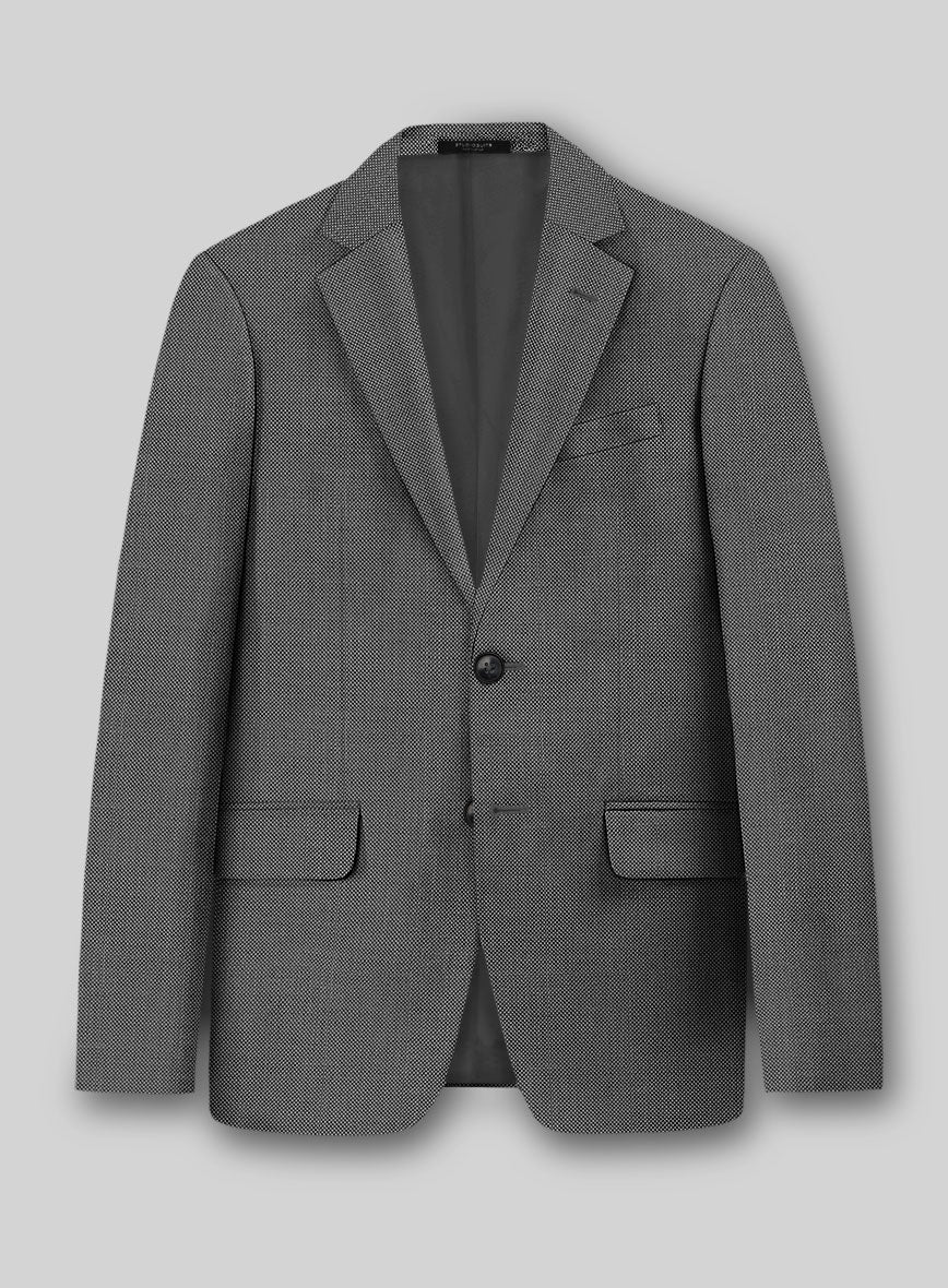 Napolean Gray Birdseye Wool Jacket