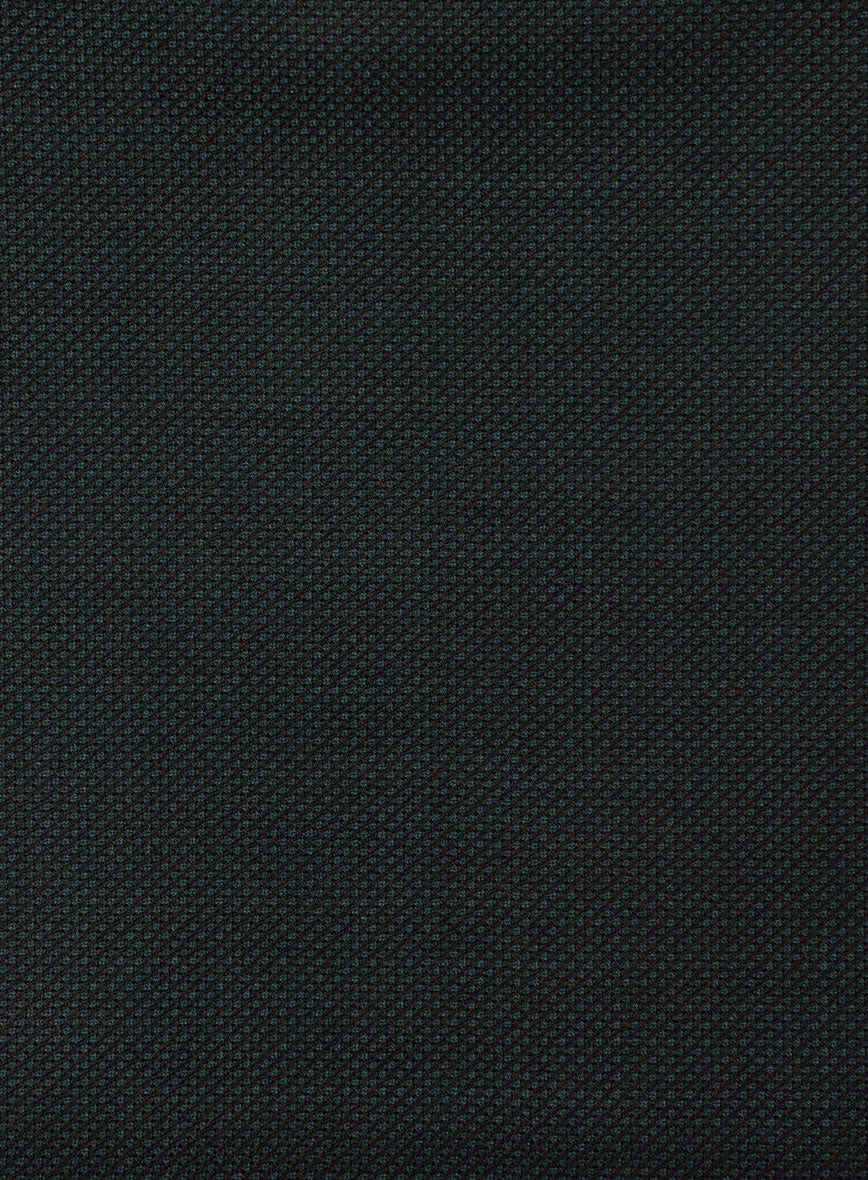Napolean Green Birdseye Wool Pants - Image 3