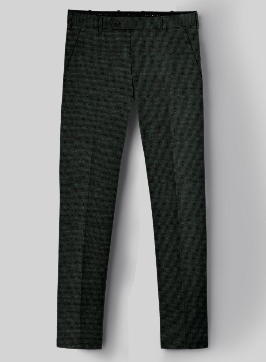 Napolean Green Birdseye Wool Suit - Image 5