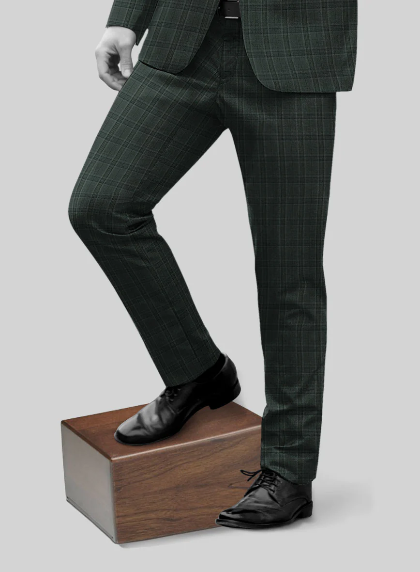 Napolean Green Hunting Plaid Suit - Image 5