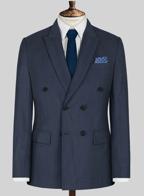 Napolean Highball Blue Wool Double Breasted Jacket