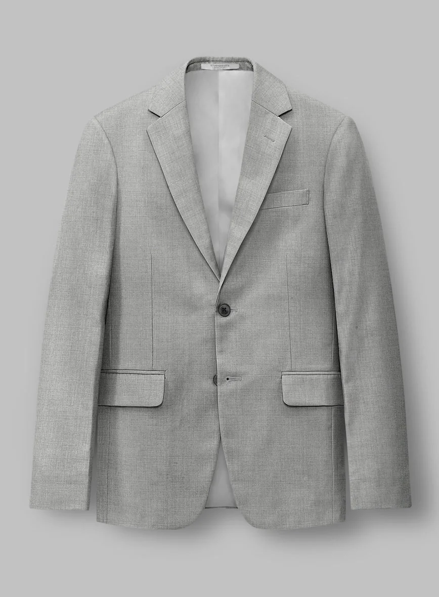 Napolean Ice Gray Wool Suit - Image 3