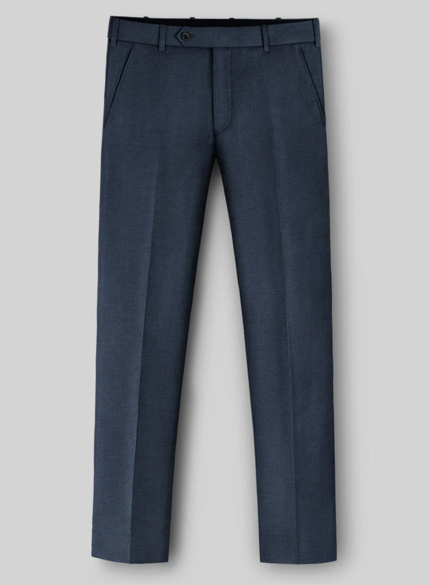 Napolean Ink Blue Wool Pants - Image 2