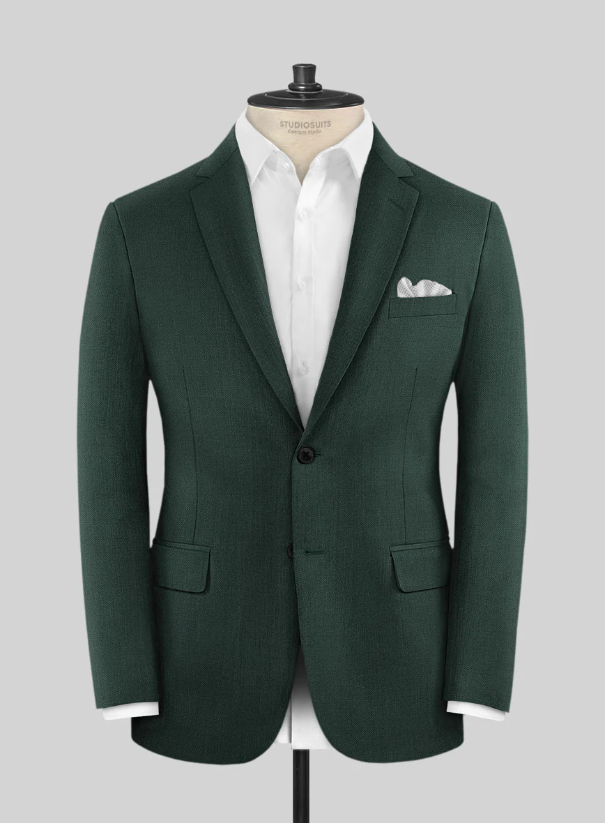 Napolean Jungle Green Wool Jacket - Image 2