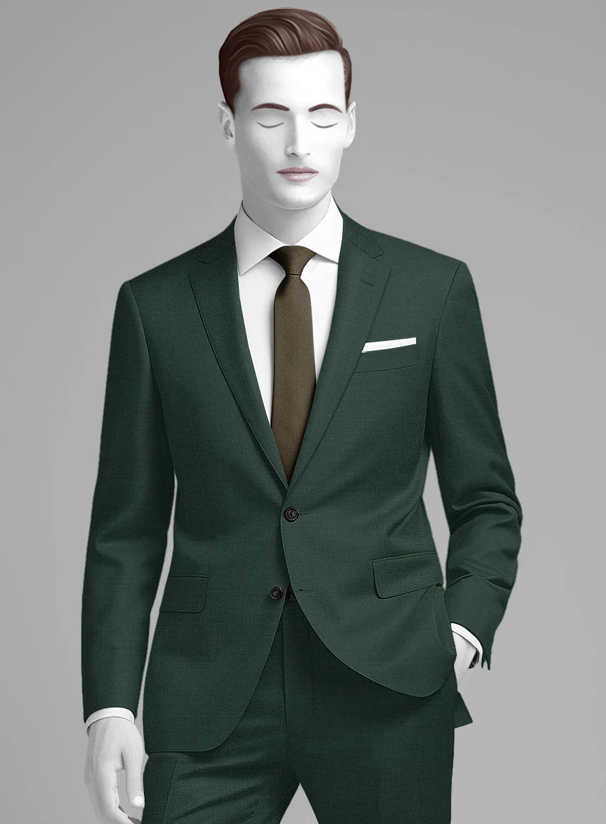 Napolean Jungle Green Wool Jacket - Image 3