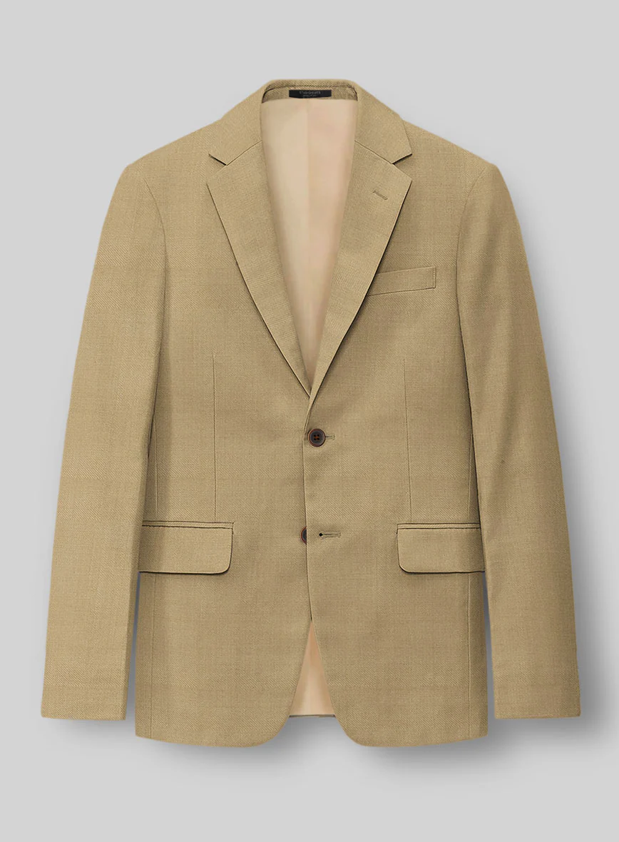Napolean Khyber Khaki Wool Suit - Image 3