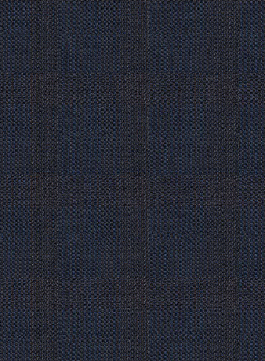 Napolean Knight Blue Check Suit - Image 5