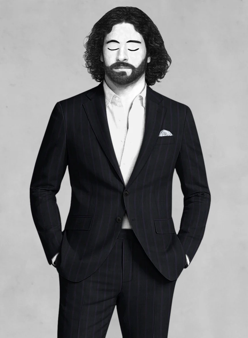 Napolean Limo Wool Suit - Image 3
