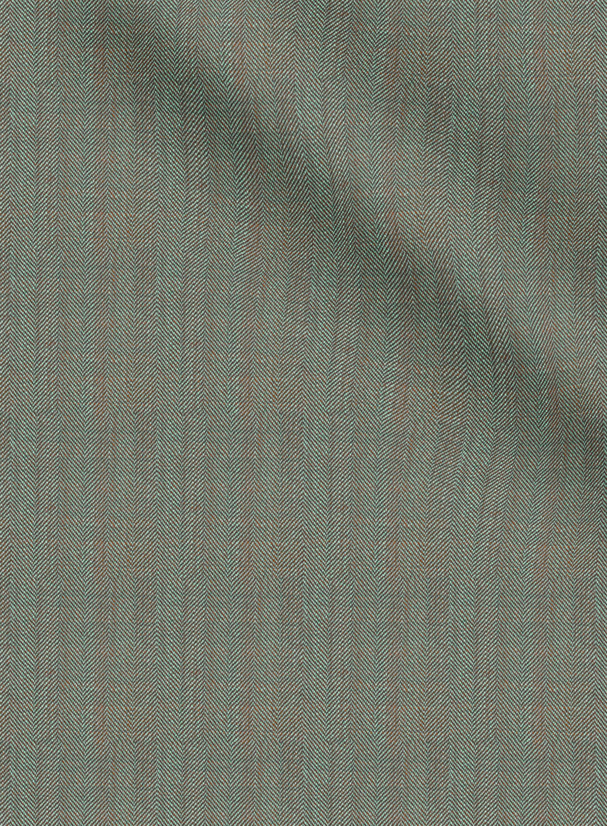 Napolean Lurvani Herringbone Mist Wool Suit - Image 7