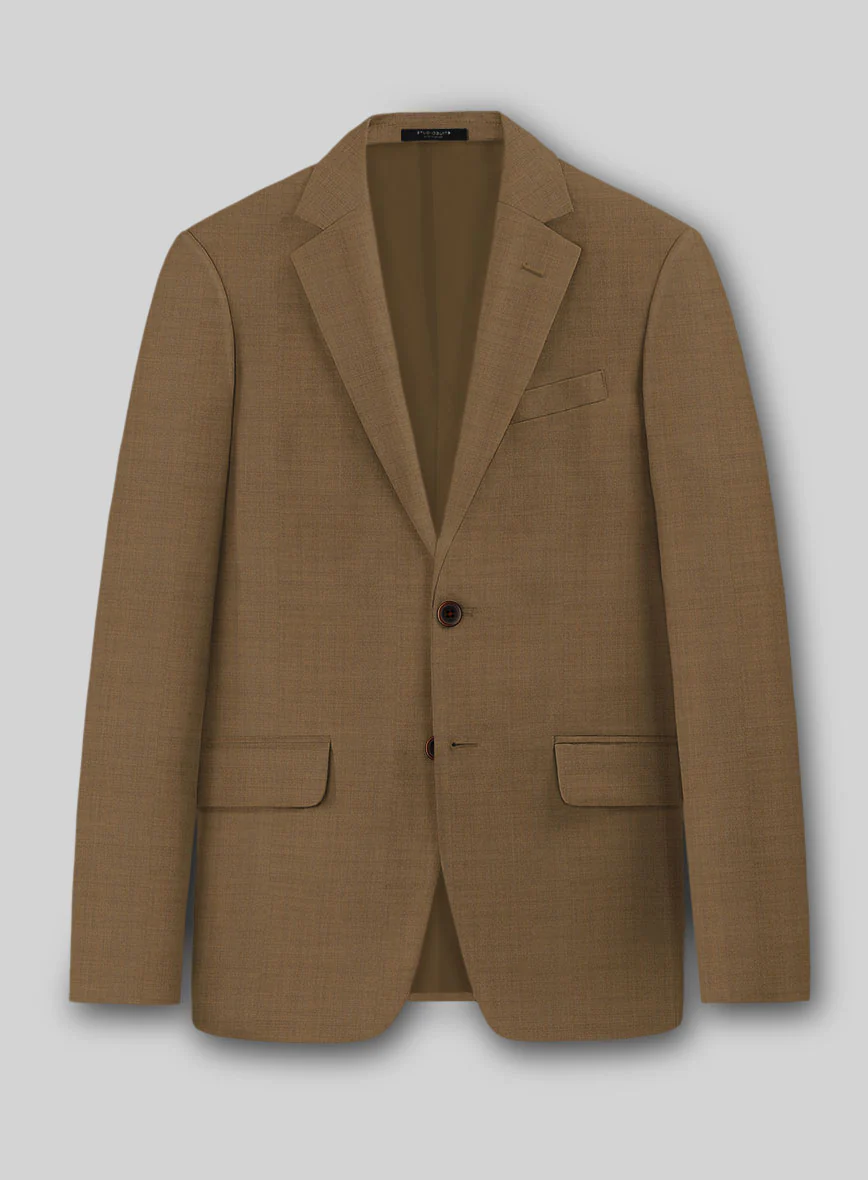 Napolean Melange Brown Wool Suit - Image 3