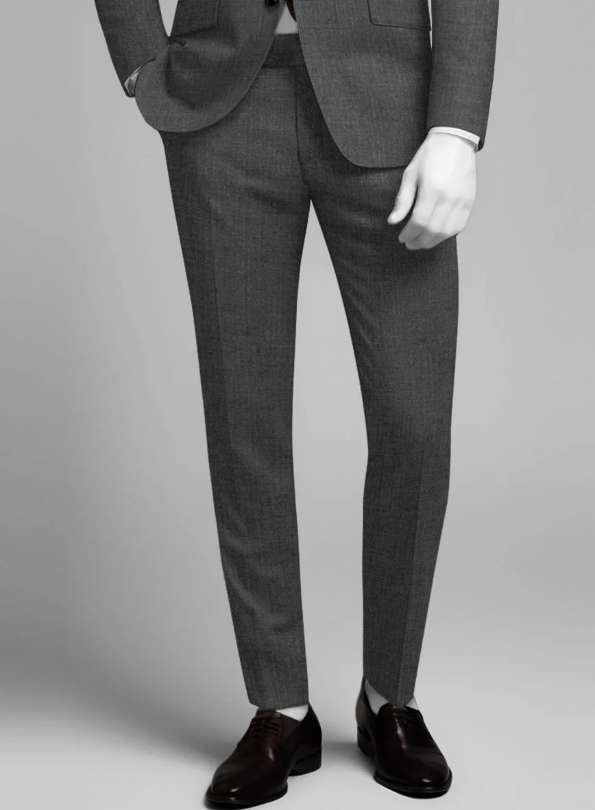 Napolean Mid Charcoal Wool Pants - Image 2