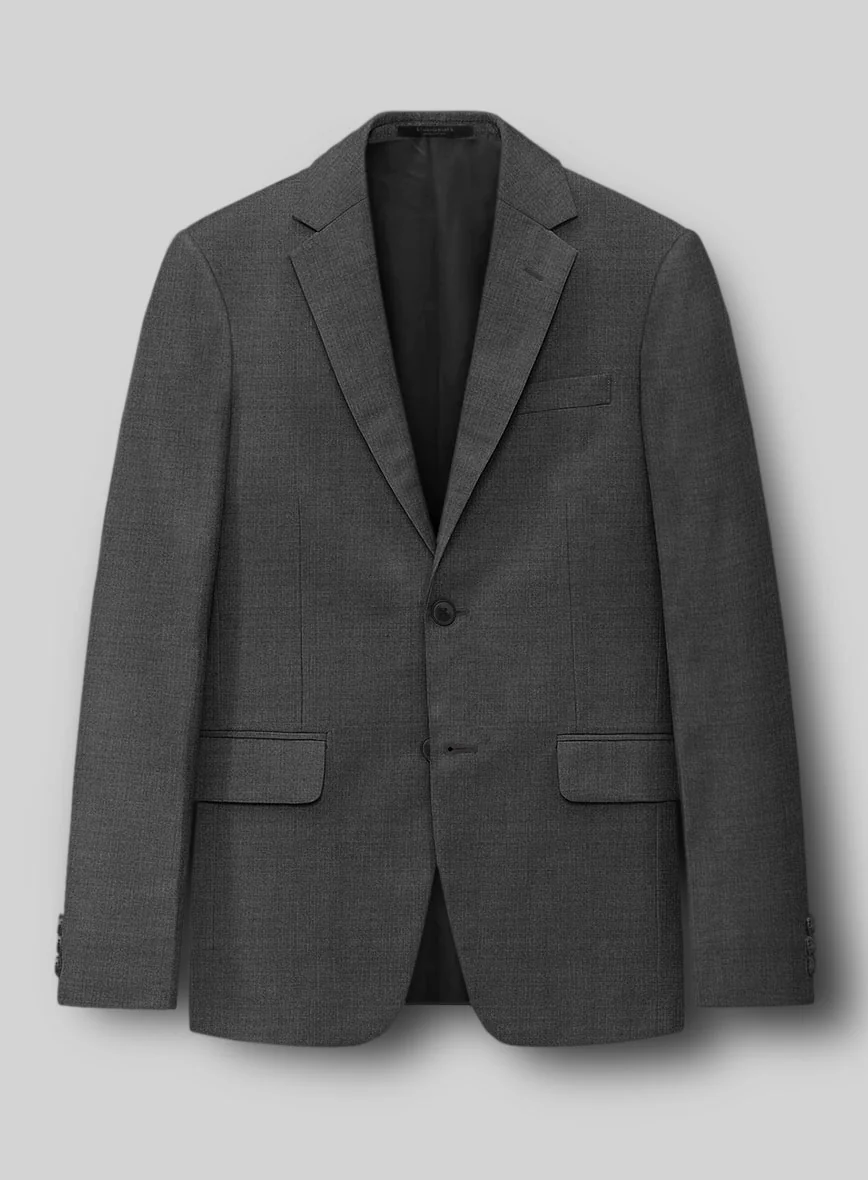 Napolean Mid Charcoal Wool Suit - Image 3