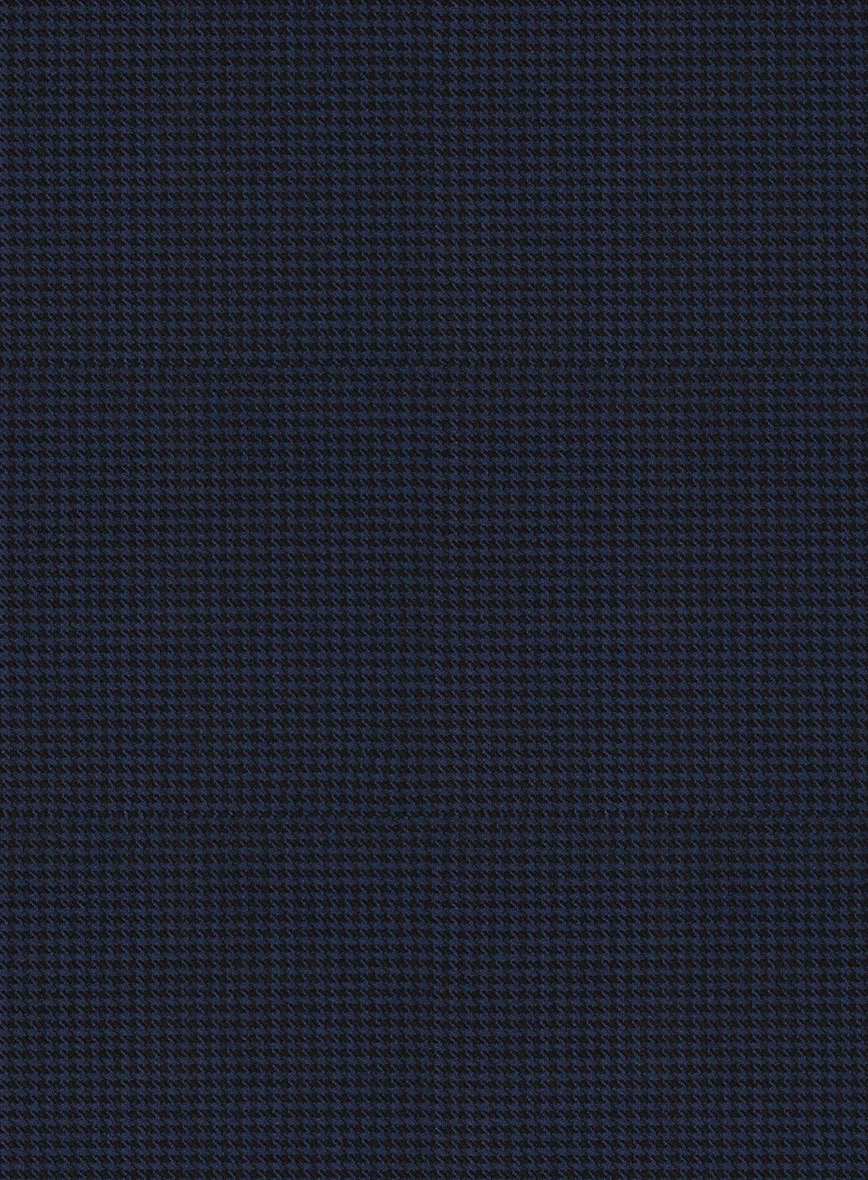 Napolean Mini Houndstooth Blue Wool Jacket - Image 3