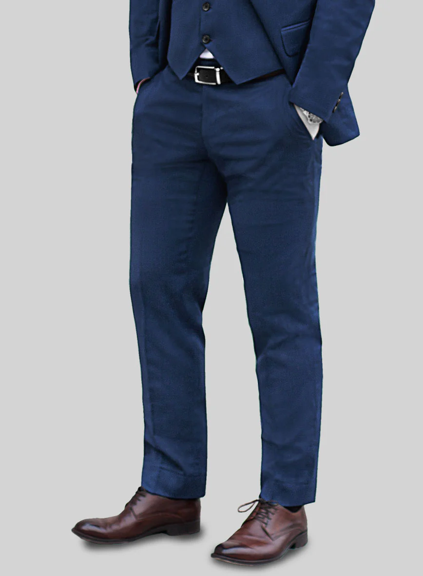 Napolean Persian Blue Wool Pants - Image 2