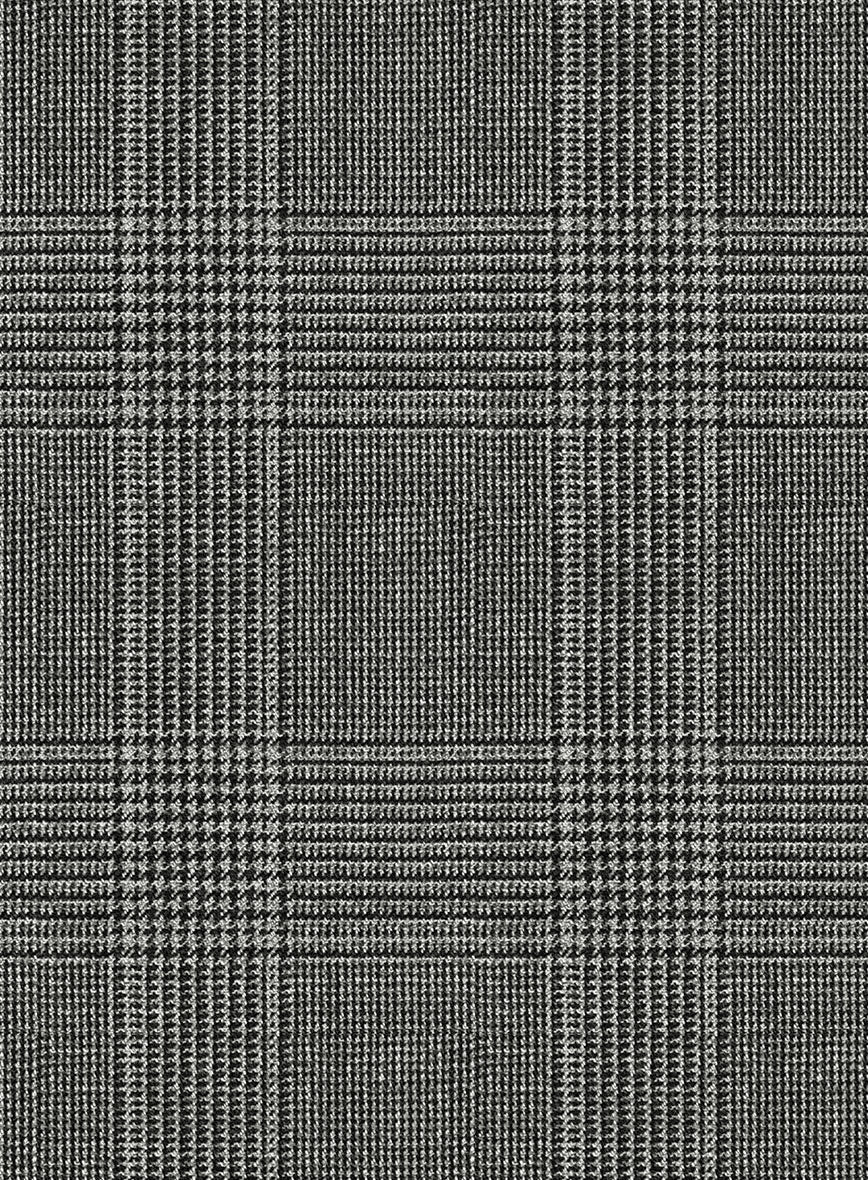 Napolean Porter Prince Of Wales Gray Wool Pants - Image 3