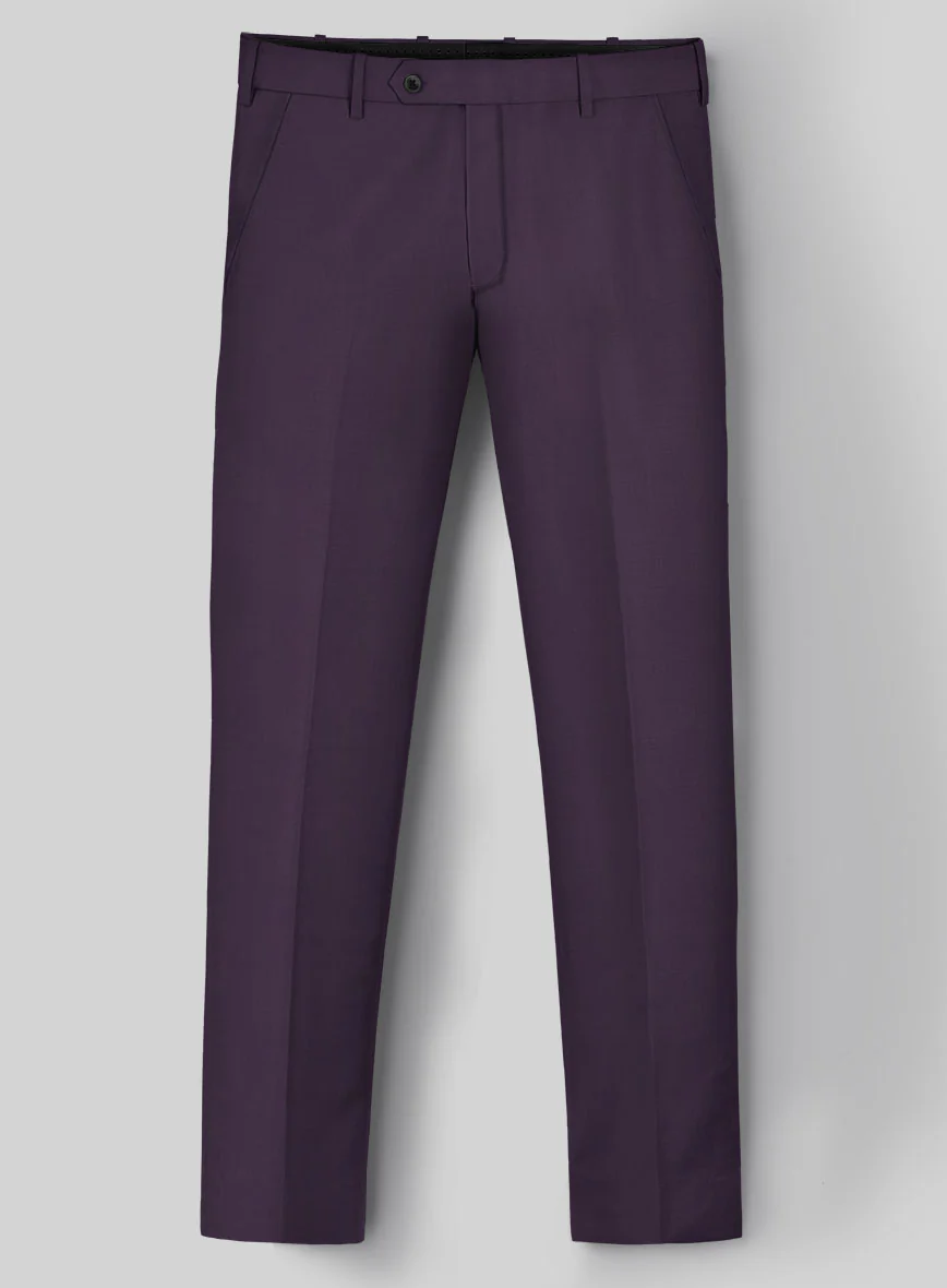 Napolean Purple Wool Pants