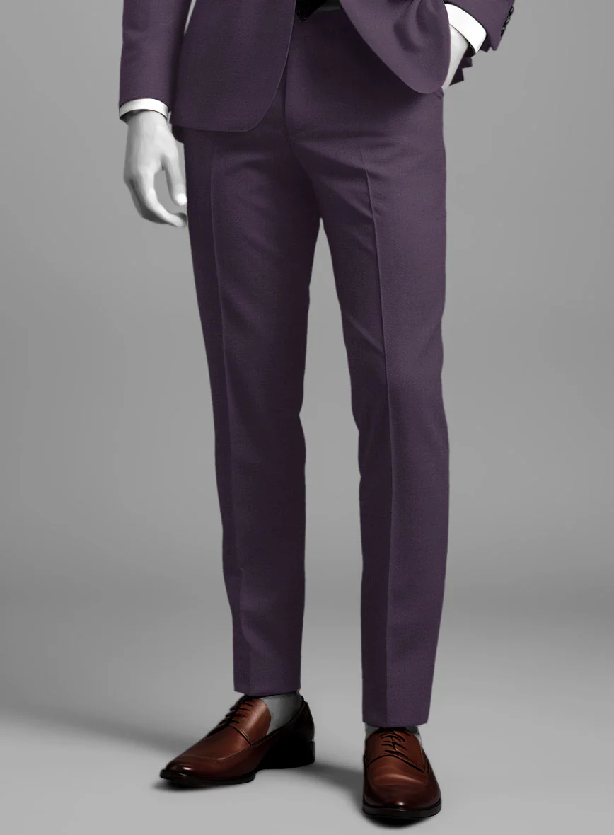 Napolean Purple Wool Suit - Image 6