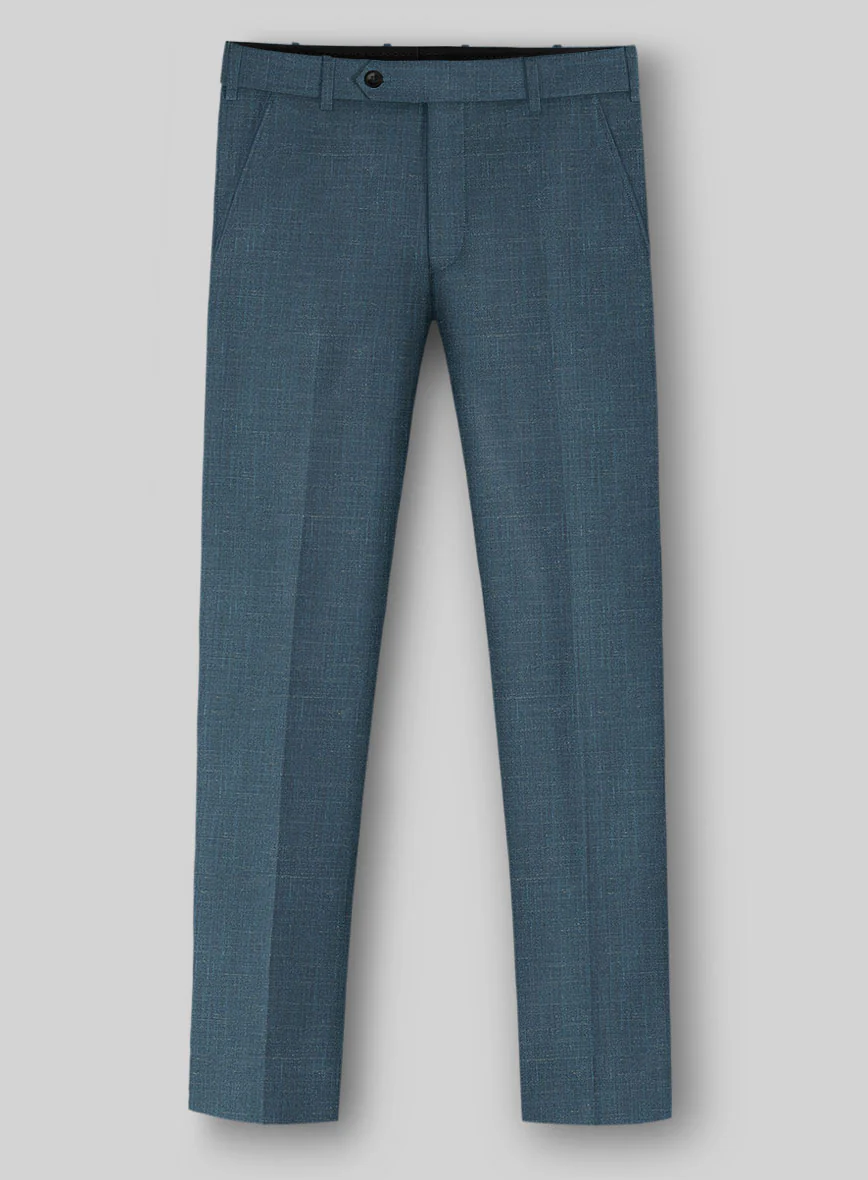 Napolean Ricci Rich Blue Wool Pants - Image 2