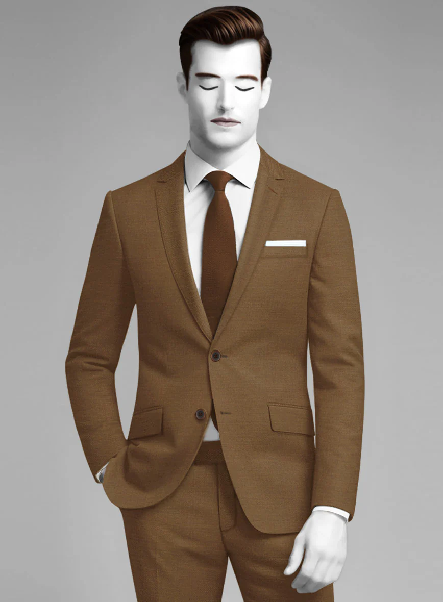 Napolean Rust Wool Jacket - Image 2