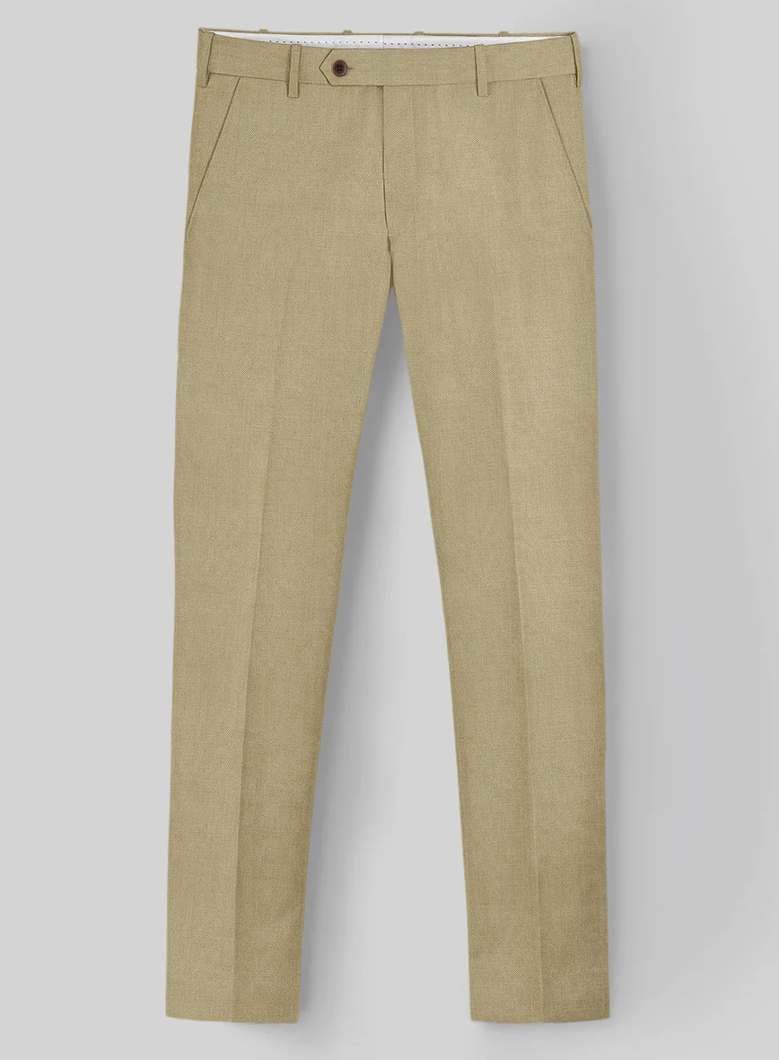 Napolean Sahara Khaki Wool Suit - Image 6