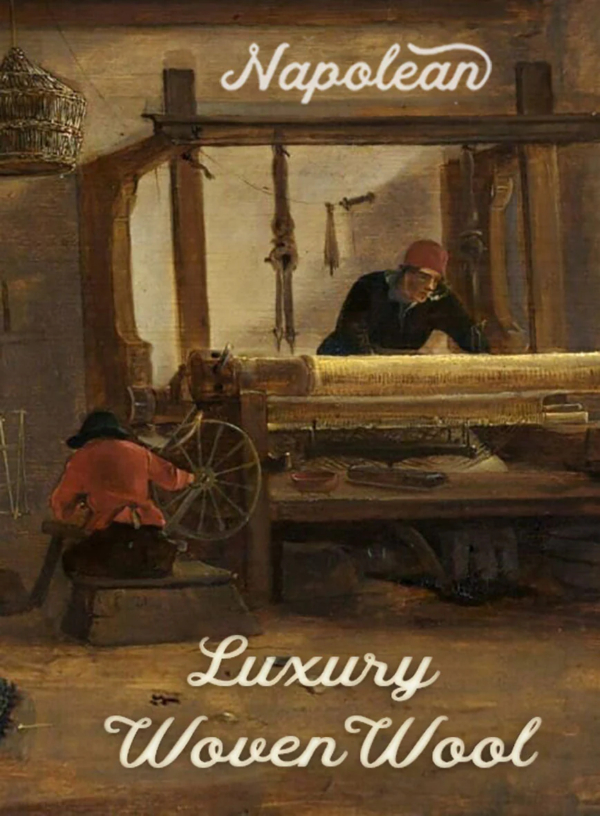 Napolean Sharkskin Brown Wool Suit - Image 12