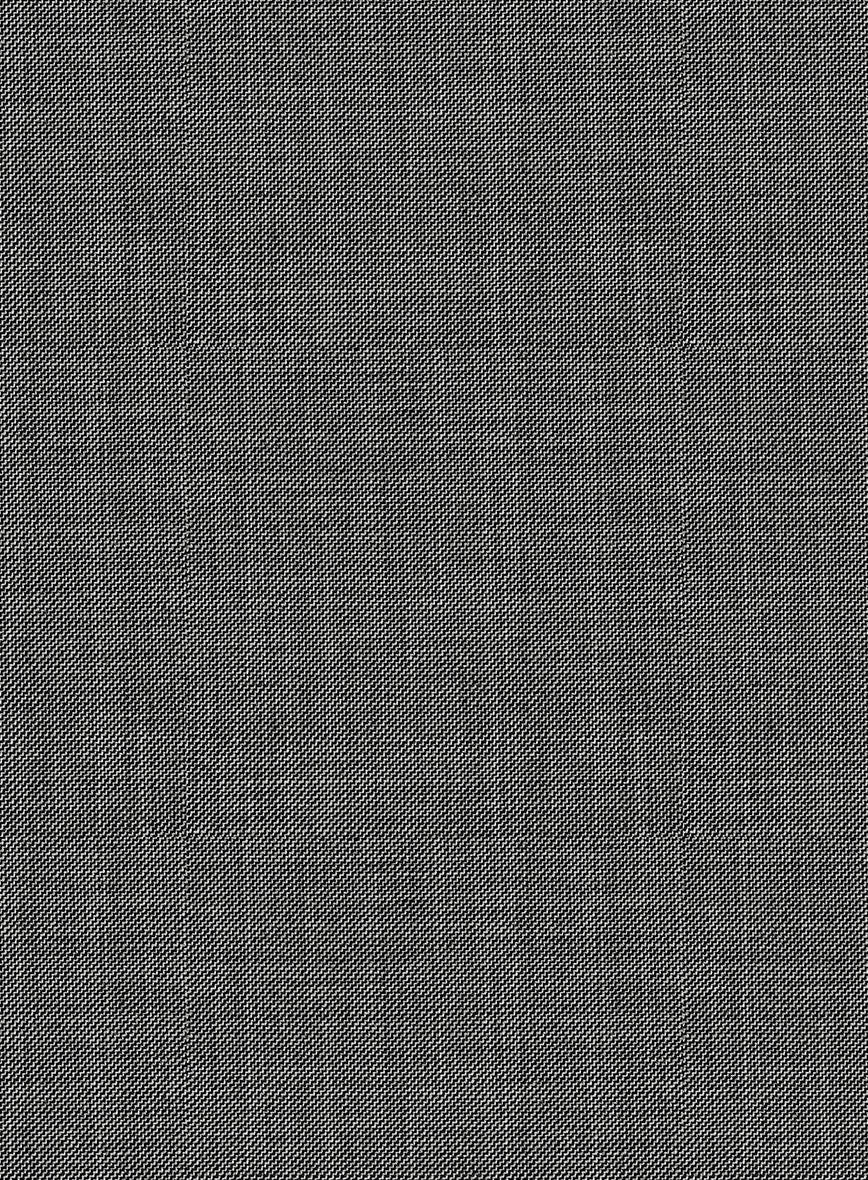 Napolean Sharkskin Gray Wool Pants - Image 3