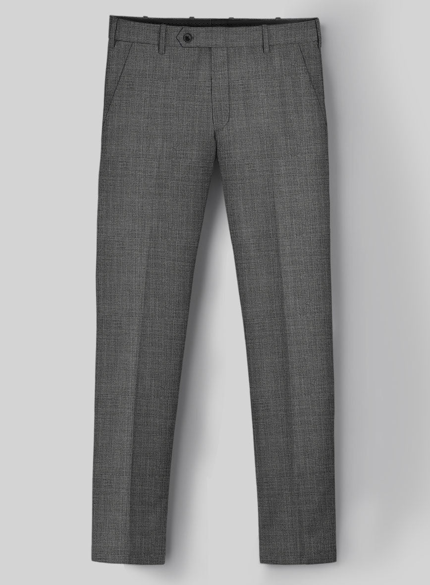 Napolean Sharkskin Gray Wool Suit - Image 7