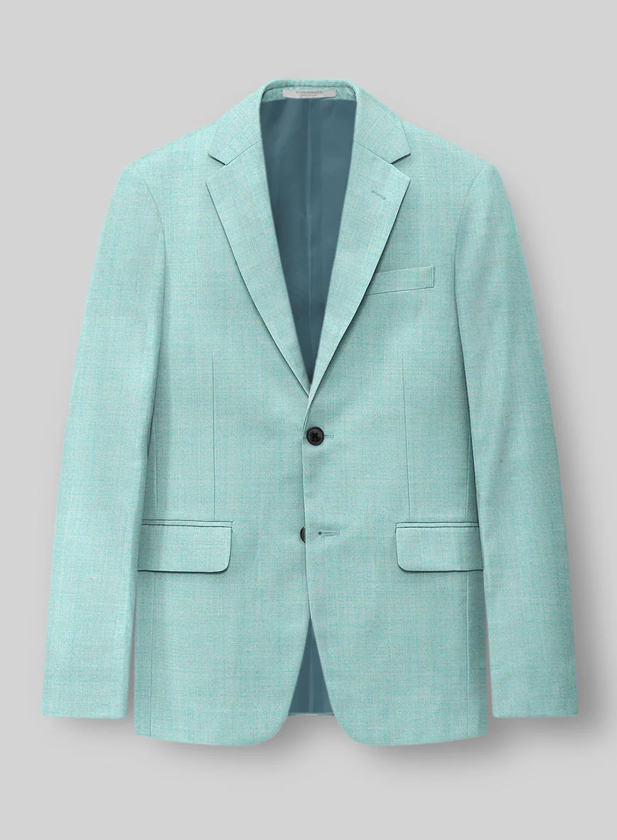Napolean Spring Blue Wool Suit - Image 3