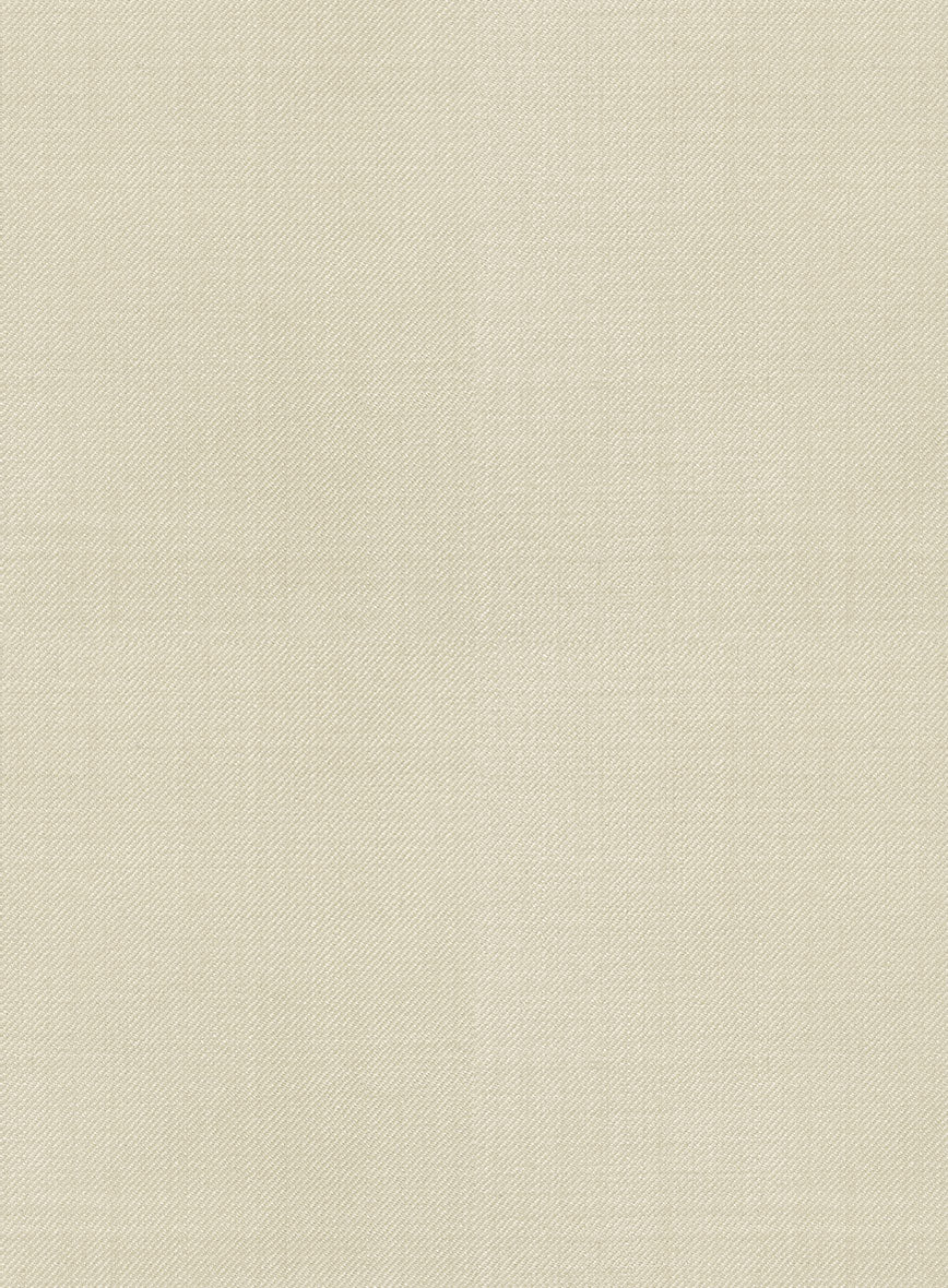 Napolean Stretch Beige Wool Suit - Image 6