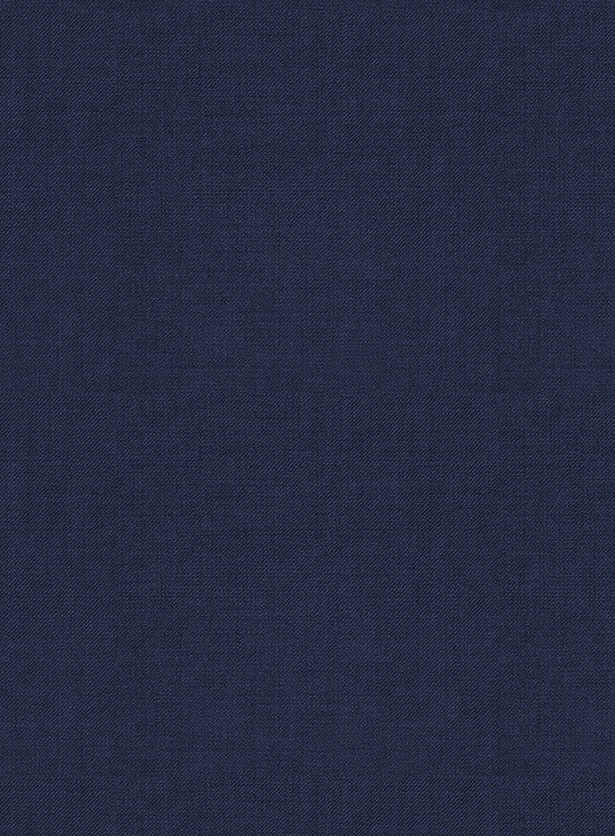 Napolean Stretch Blue Wool Tuxedo Suit - Image 4