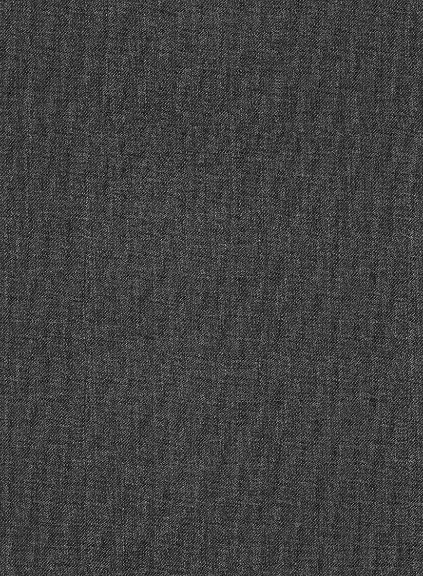 Napolean Stretch Dark Gray Wool Suit - Image 7
