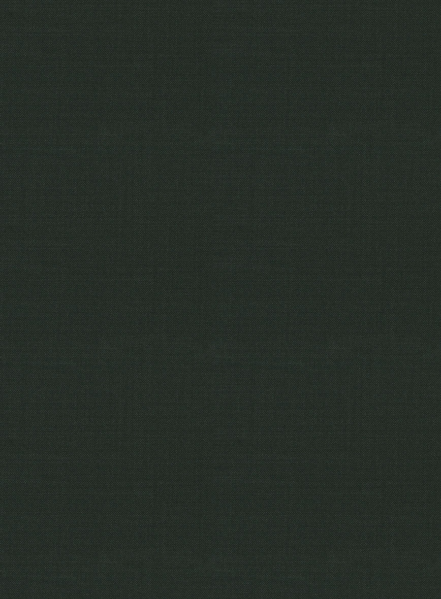 Napolean Stretch Dark Green Wool Suit - Image 7