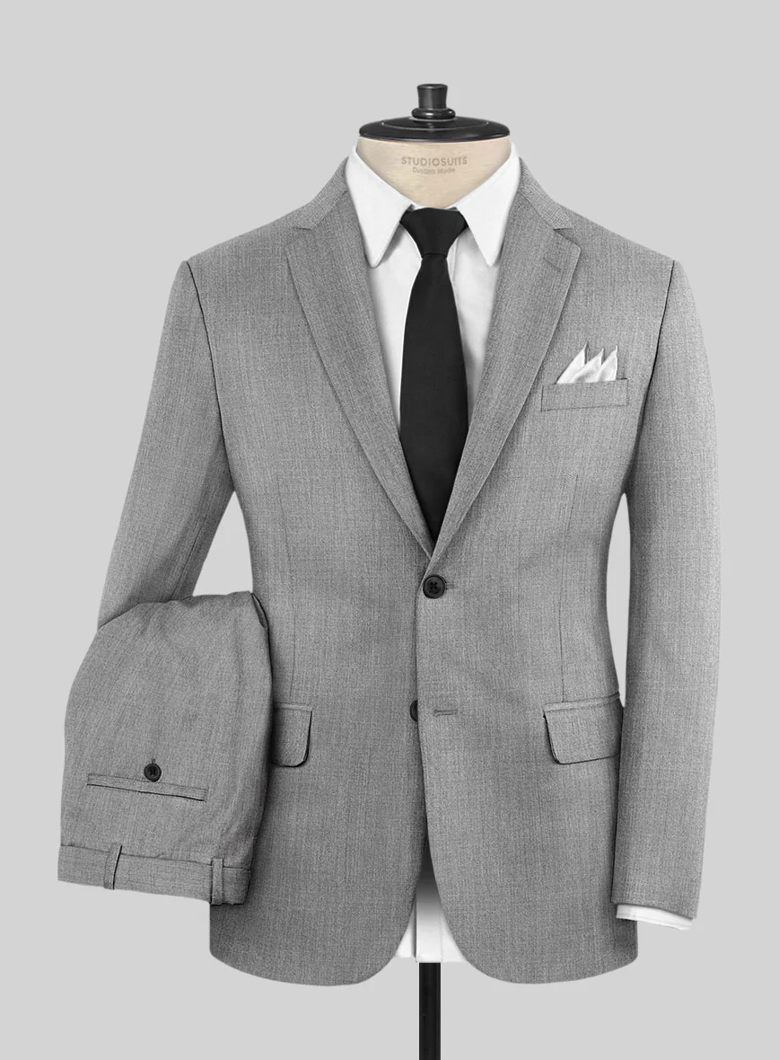 Napolean Stretch Gray Wool Suit - Image 2
