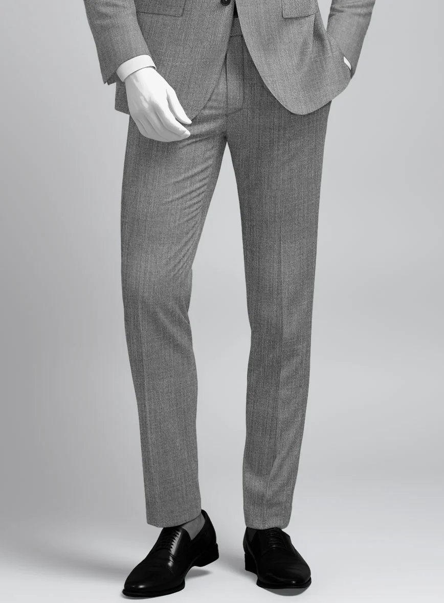 Napolean Stretch Gray Wool Suit - Image 7