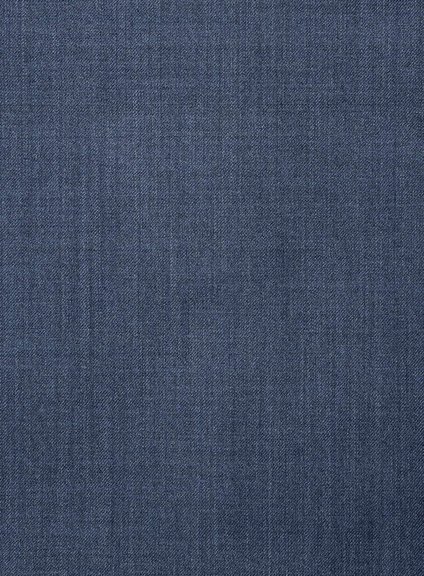 Napolean Stretch Imperial Blue Wool Tuxedo Suit - Image 4