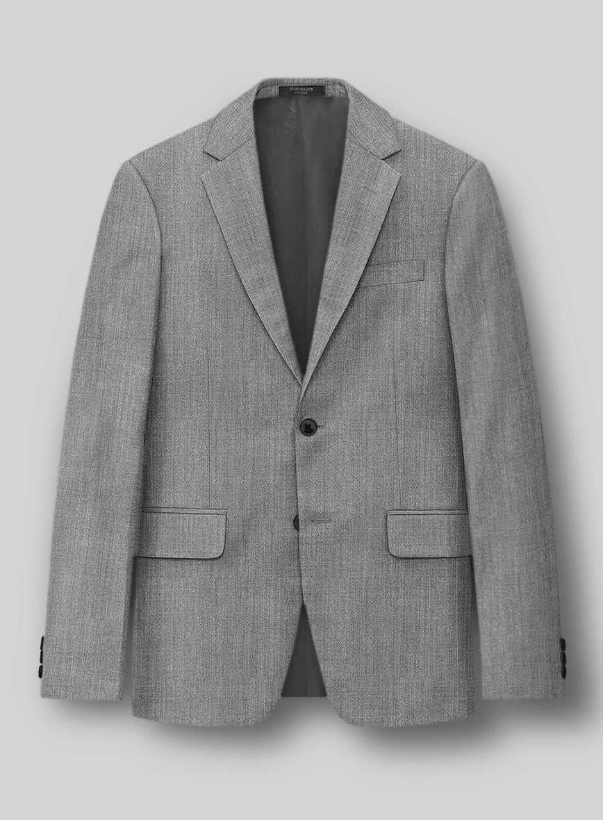 Napolean Stretch Mid Gray Wool Suit - Image 5